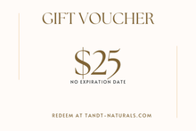 Load image into Gallery viewer, T&T Naturals Digital Giftcard