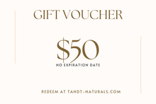 Load image into Gallery viewer, T&T Naturals Digital Giftcard