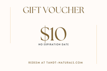 Load image into Gallery viewer, T&amp;T Naturals Digital Giftcard

