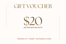 Load image into Gallery viewer, T&amp;T Naturals Digital Giftcard
